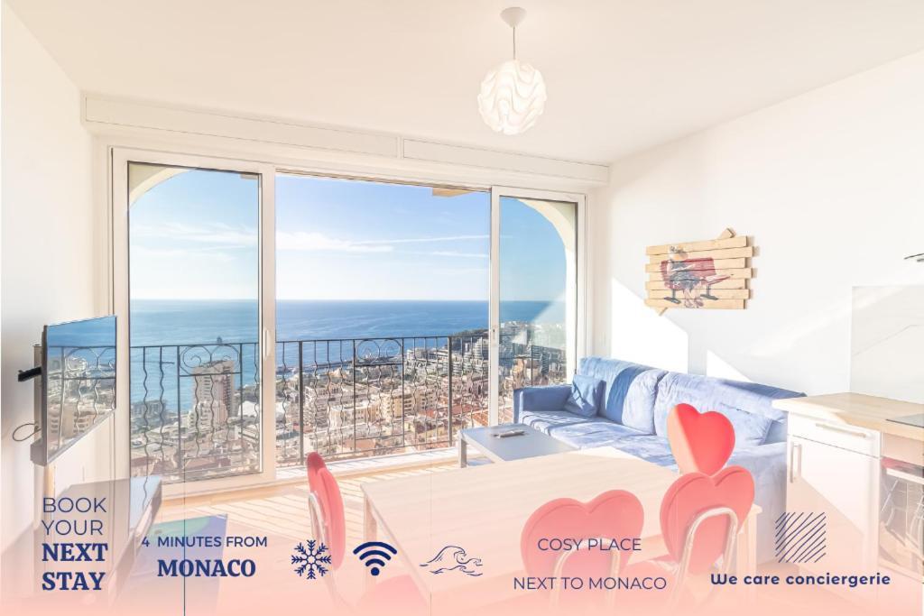 Amazing Sea View T2- Near Monaco * Beausoleil